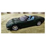 98 Green Corvette Die-Cast