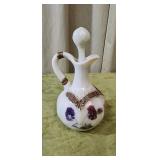 Vntg Northwood Custard Opaque Glass Cruet