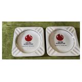 2pc Vntg 1982 Worlds Fair Ashtray