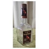Vntg Wild Turkey  Embossed Bottle