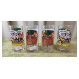 4pc 1988 Kebler Cookie Glasses