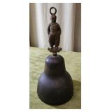 Vntg 8"T Hand Bell