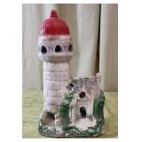Vntg Carnival Circus Chalkware Art