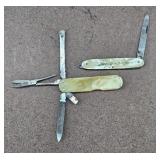 2 Vtg German Pocket Knives