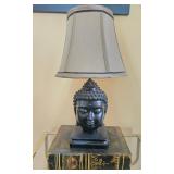 Buddha Table Lamp w/ Buddha Faux Storage Box