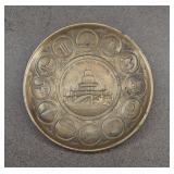 Century Of Progress Chicago 1933 Brass Dish