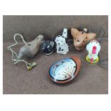 Misc. Collection of Handmade Vtg Whistles