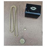 1/20 12k Gold Jewelry Collection w/ Trinket Box