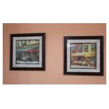 2 Malcom Surridge Prints Matted & Framed