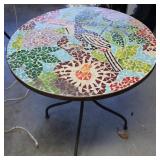 Toucan Mosaic Outdoor Patio Table