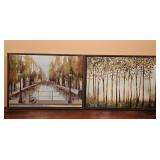 Riverside Forest 2 & Stand By Me Art Canvas Prints