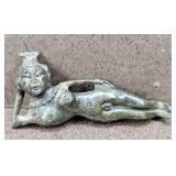 Vtg Chinese Hand Carved Jade Woman