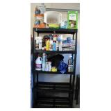 Black Plastic Storage Shelf w/ Home Improvement