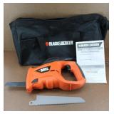 Black & Decker Powered Hand Saw w/ Bag