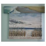3 Beach Scene Prints (2 Canvas)