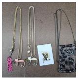 4pc. Vtg Betsy Johnson Jewelry Collection