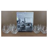 4 Clarity Glasses & 6 Mini Wine Glasses
