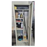 Keter Plastic Cabinet w/ Misc. Car Wash Supplies