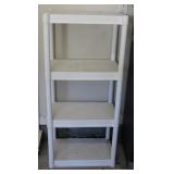 White Plastic Storage Shelf