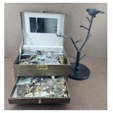 Jewelry Collection, Jewelry Box, & Display Stand