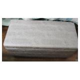 Silver Alligator Print Trunk