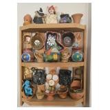 Handmade Mexican Miniature Pottery Wall Decor