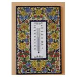 Hand Painted Tile Thermometer