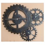 Better Homes & Gardens Bronze Gear Wall Clock
