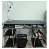 Convenience Concepts Black Desk - Plus