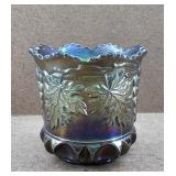 Dark Blue Purple Canival Glass