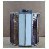 Mid-Century Leaded Panel Pendant Light Shade