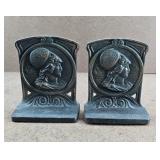 Judd Cast Iron Minerva Goddess Bookends