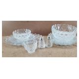 Fostoria American Cube Pattern Glass Collection