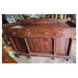 1950s Empire Mahogany Empire Sideboard