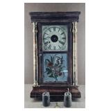 Antique Seth Thomas Rosewood Wall Shelf