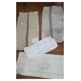 Early 1900s Feed Sacks - set of 4