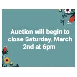 Auction Closing Infro 6-8pm