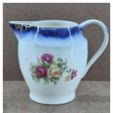 Dutch 20th C. Floral Pitcher