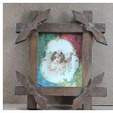 1920s Criss Cross Miss Maud Framed Art