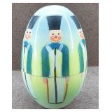 Nutcracker Soldier Wooden Egg