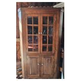 Early 19th Century Corner Cupboard
