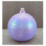 Anton Intaglio Pink Iridescent Oil Lamp