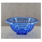 Hazel Atlas Cobalt Glass Ritz Pillar Bowl