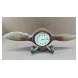 1940s Airplane Propeller Mantel Clock
