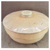 Moon & Stars YellowWare Casserole Bowl w/ Lid