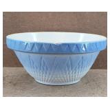 Salt Glazed Stoneware Blue Diamond  Mix Bowl
