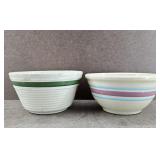 2pc Watt Ribbed Mixing Bowls