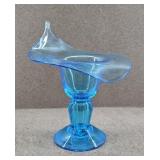 1950s Biscoff Aqua Pulpit Tulip Vase