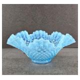 Fenton Hobnail Aqua Opalescent Bowl