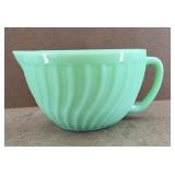 Jadeite Glass Pitcher Mixing Bowl